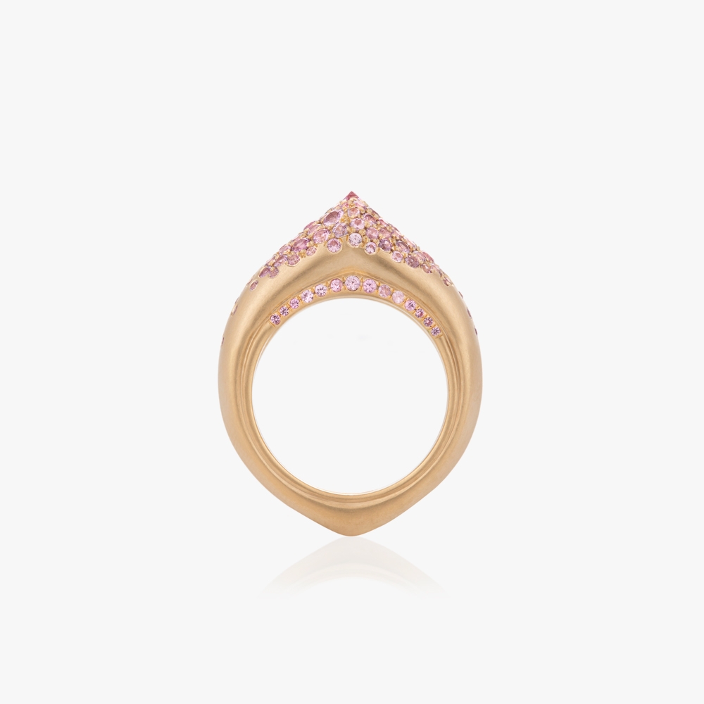 THE ARCH STRIPE BIG FULL RING